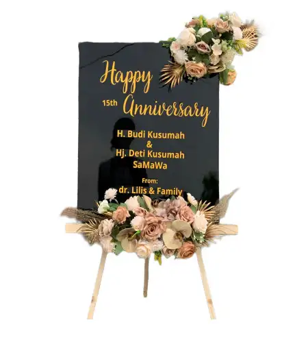 Papan Bunga Akrilik Simpen Kaler